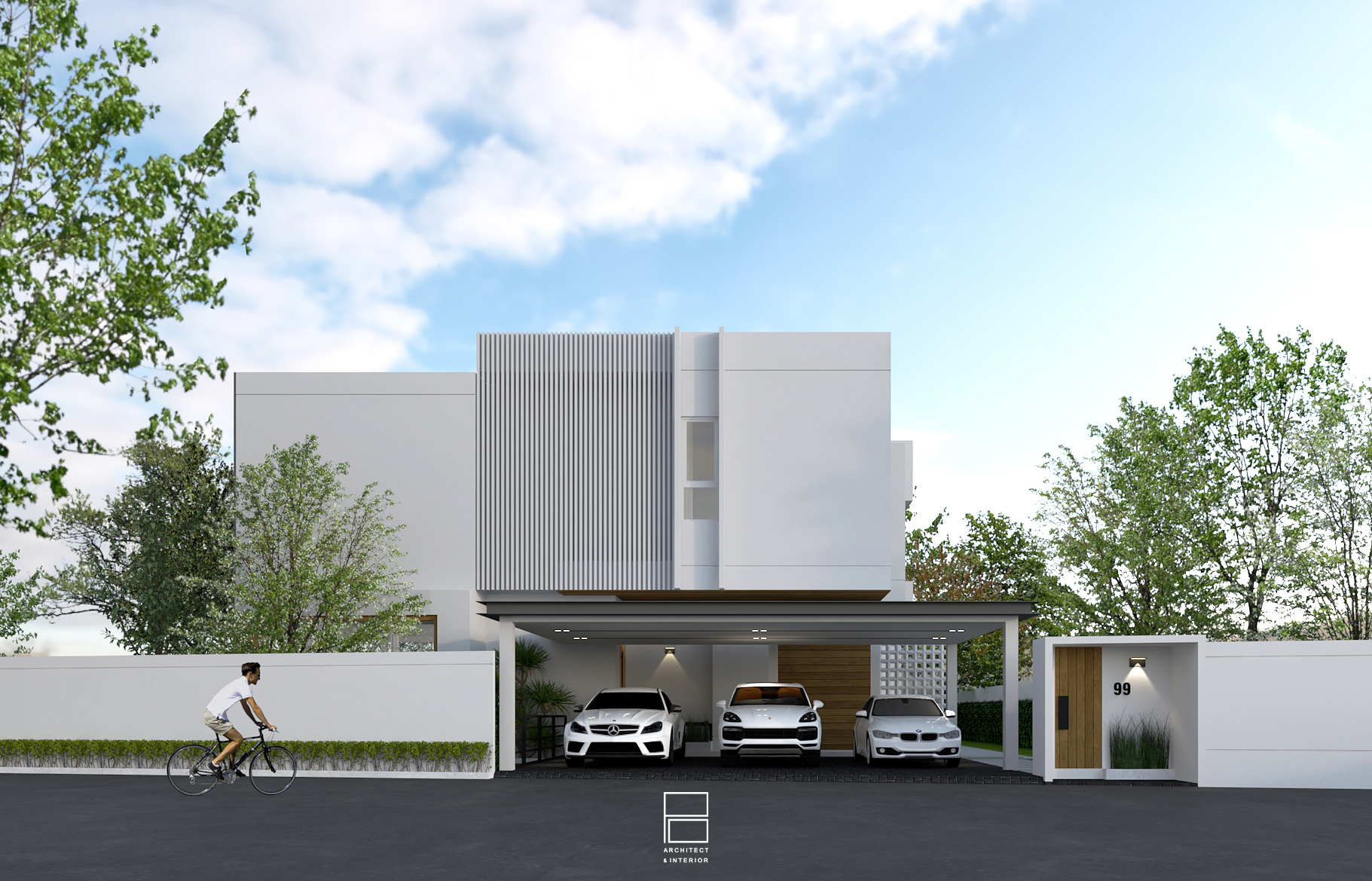 1 Exterior house - Modern, Cover