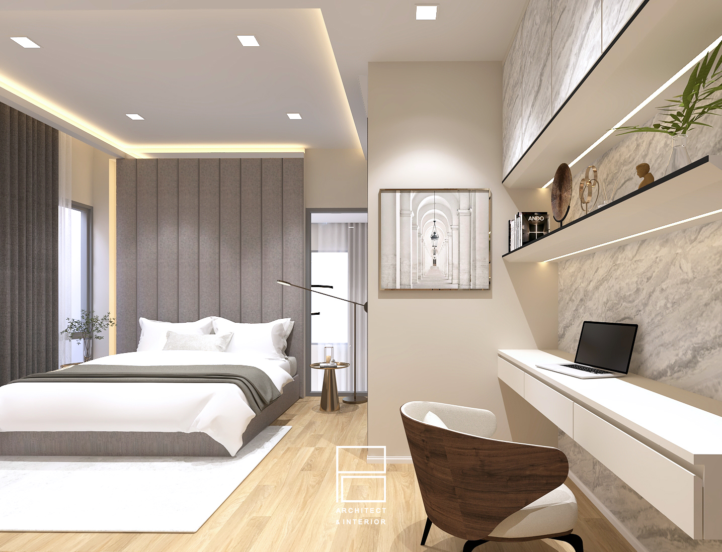 11 Master bedroom - modern