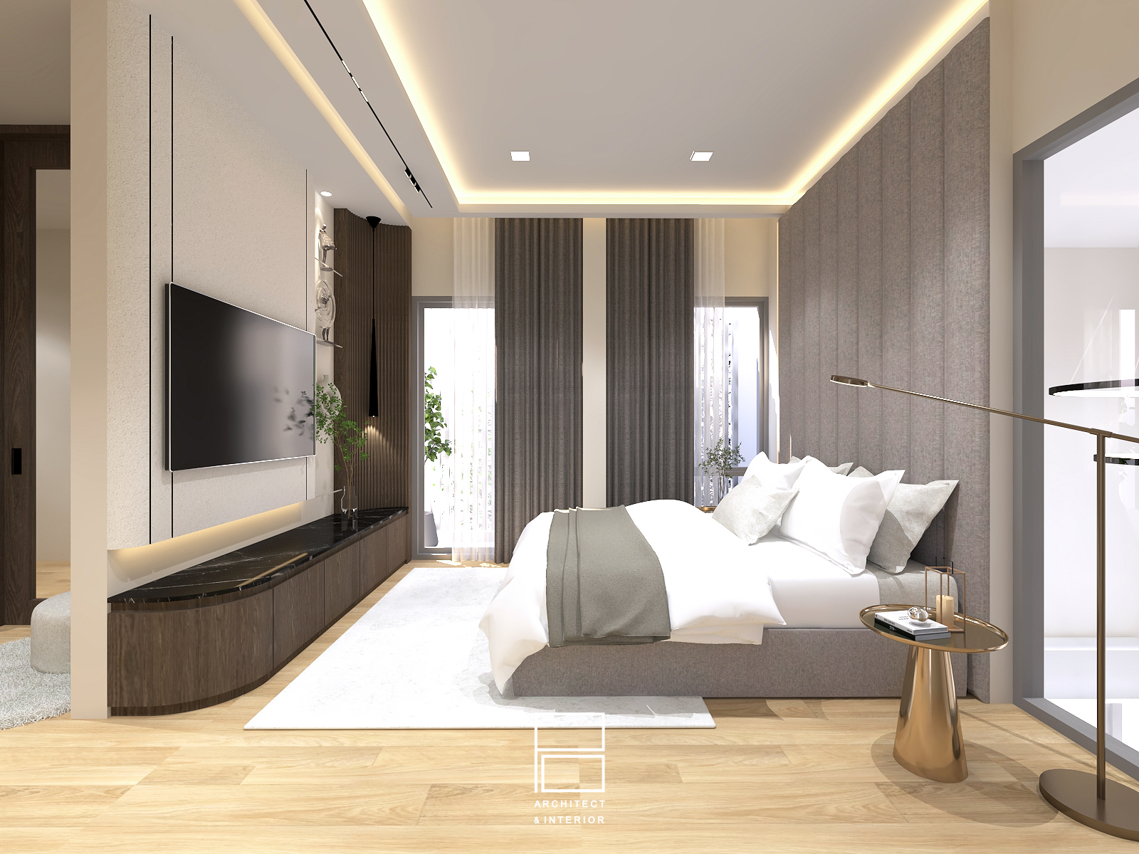 12 Master bedroom - modern