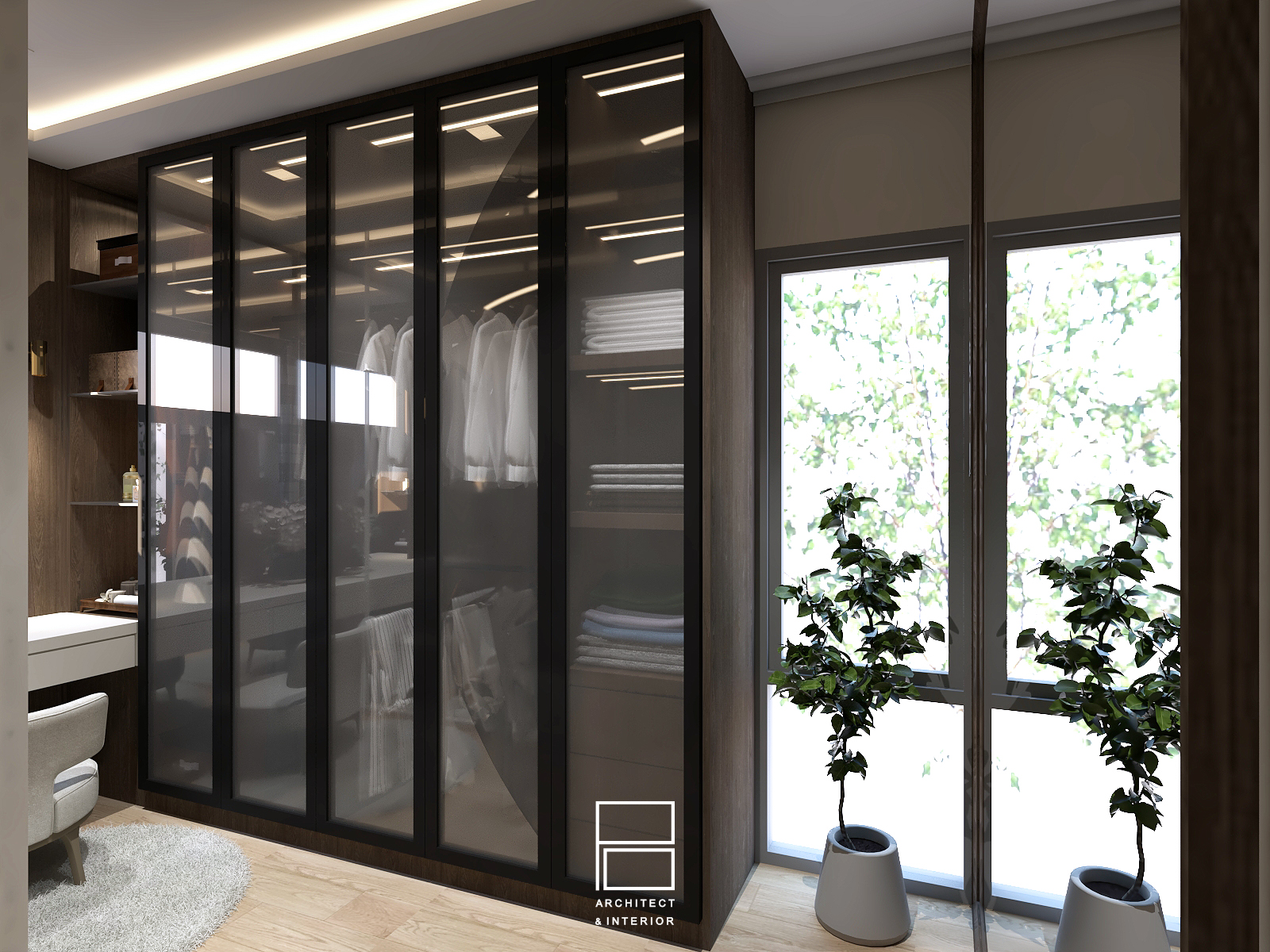 15 Walk-in closet - Modern