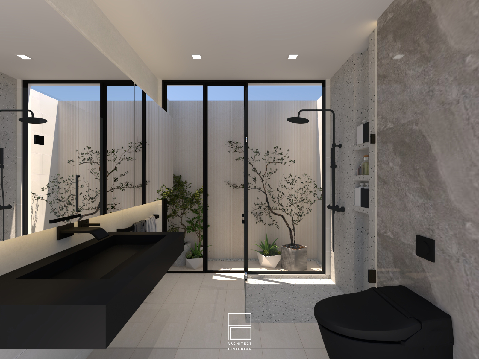 16 Master bathroom - Modern