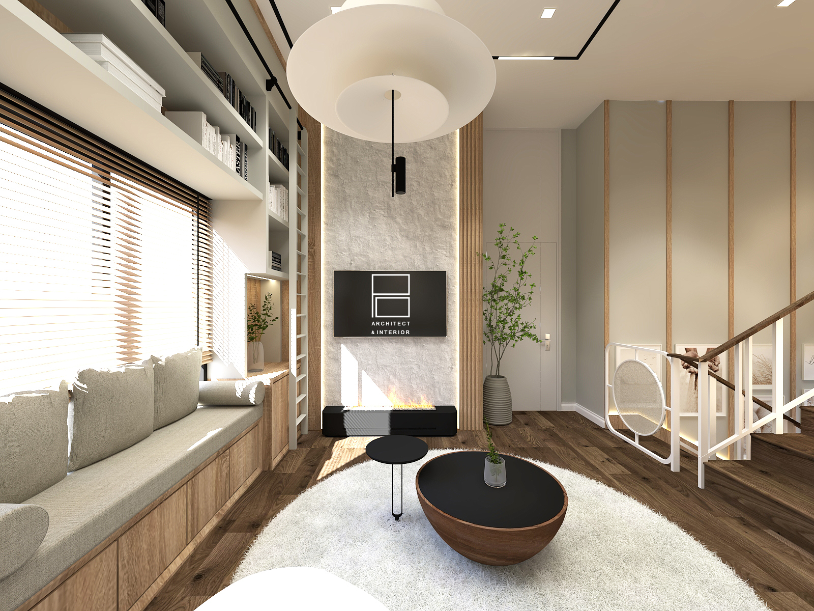 17 Family room - Modern Japanese