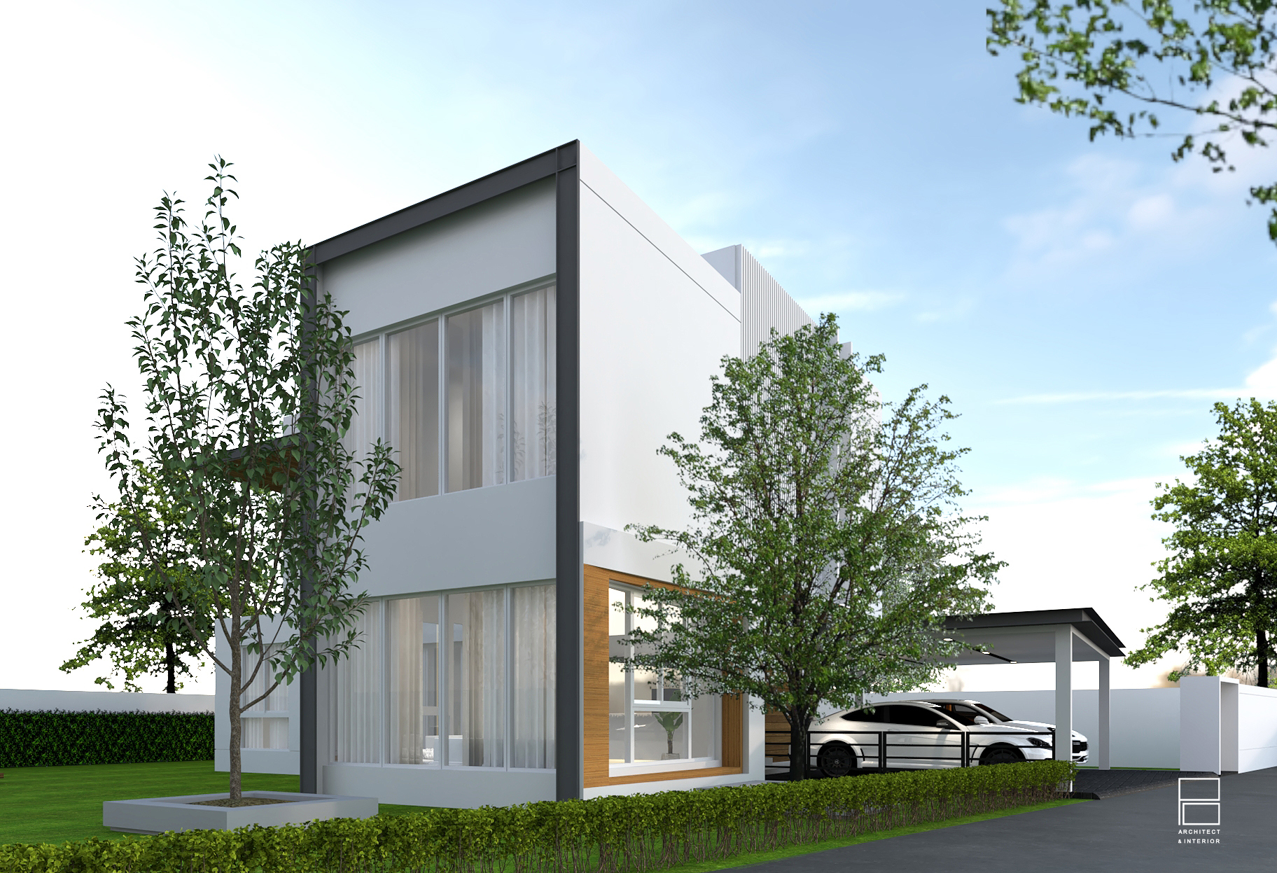 2 Exterior house - Modern