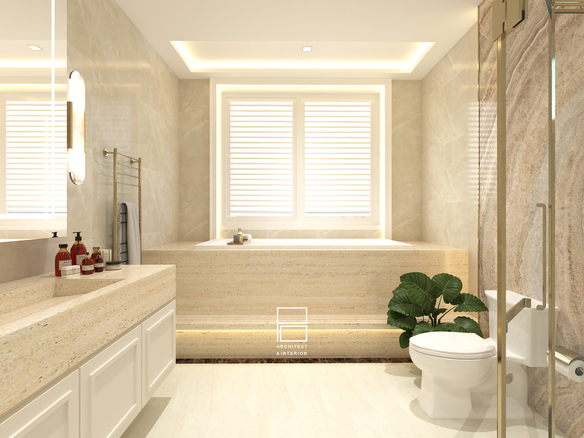 25 Master bathroom
