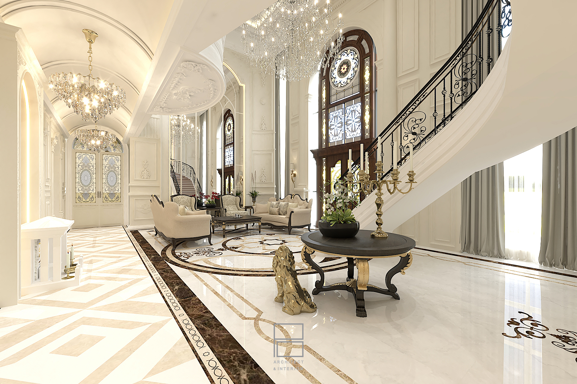 5 Entrance hall - neo classic